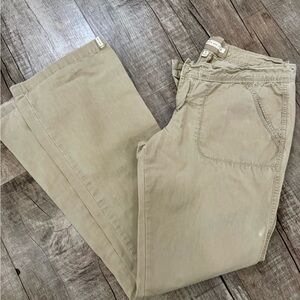Vintage Abercrombie & Fitch Women’s Khaki Cotton Pants‎ Size M
